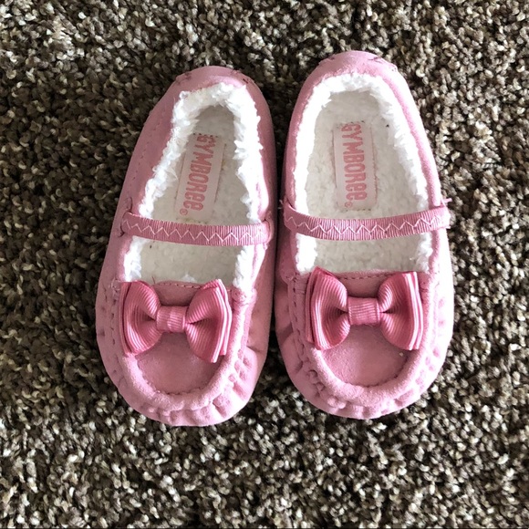 Gymboree Other - Gymboree pink moccasin shoes size 2 or 3